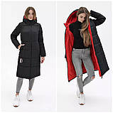 Жіночий зимовий пуховик ПВ-1309 Лаке Тон 107, розміри 44-54, фото 5