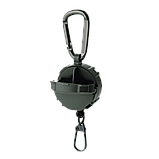 Ретрівер Daiichiseiko Carabiner Reel+Microcase Foliage Green, фото 2