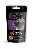 Savory Cats Snacks Pillows Hair Ball Control (Сейвори) лакомство для котов для выведения шерсти, 60 гр