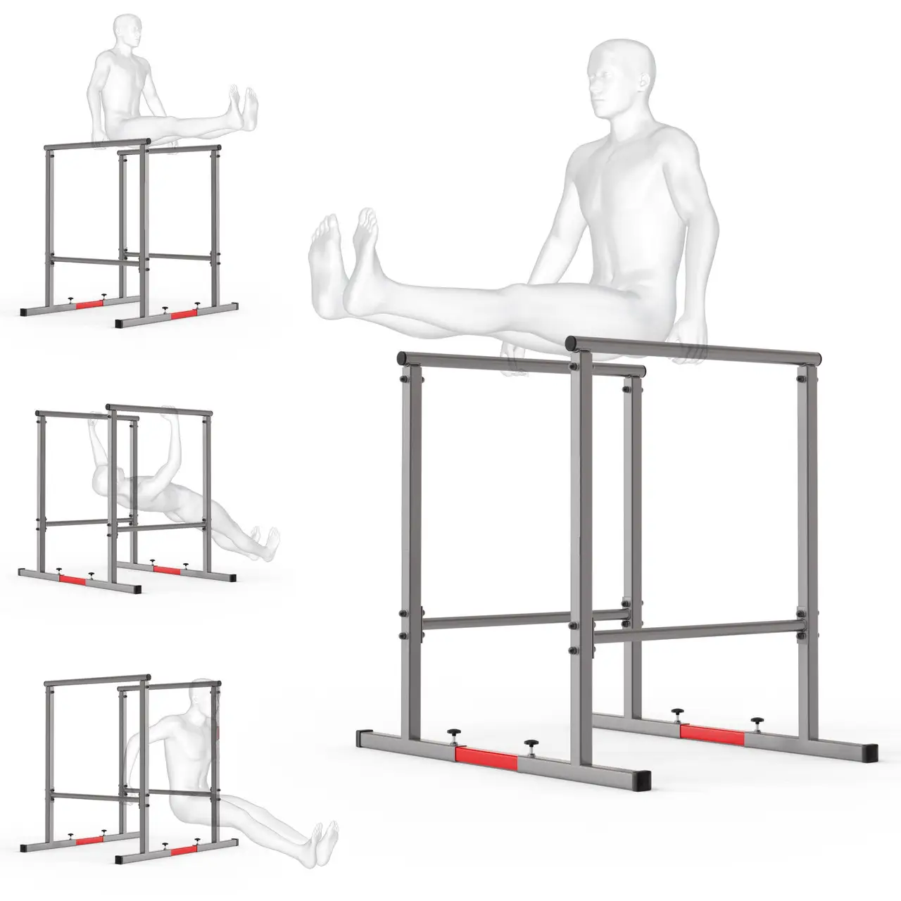 Бруси Регульовані поручні WCG-046 напольні