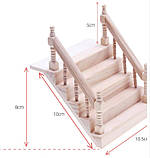 Мініатюра сходи з перилами 10*8*10.5 см, фото 2
