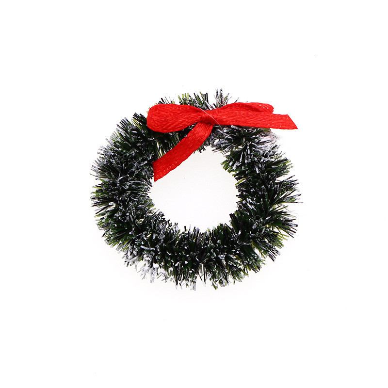 Мініатюра різдвяний вінок 4 см, фото 1