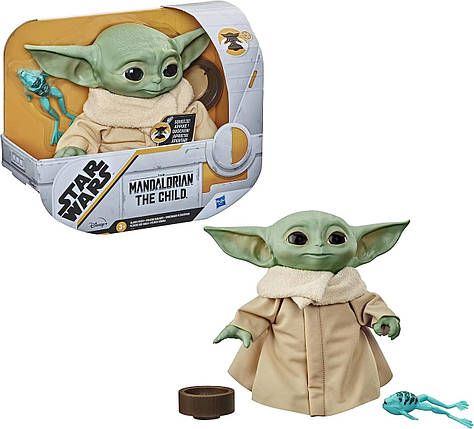 Інтерактивний Малюк Йода Star Wars Mandalorian The Child Talking plush toy, фото 1