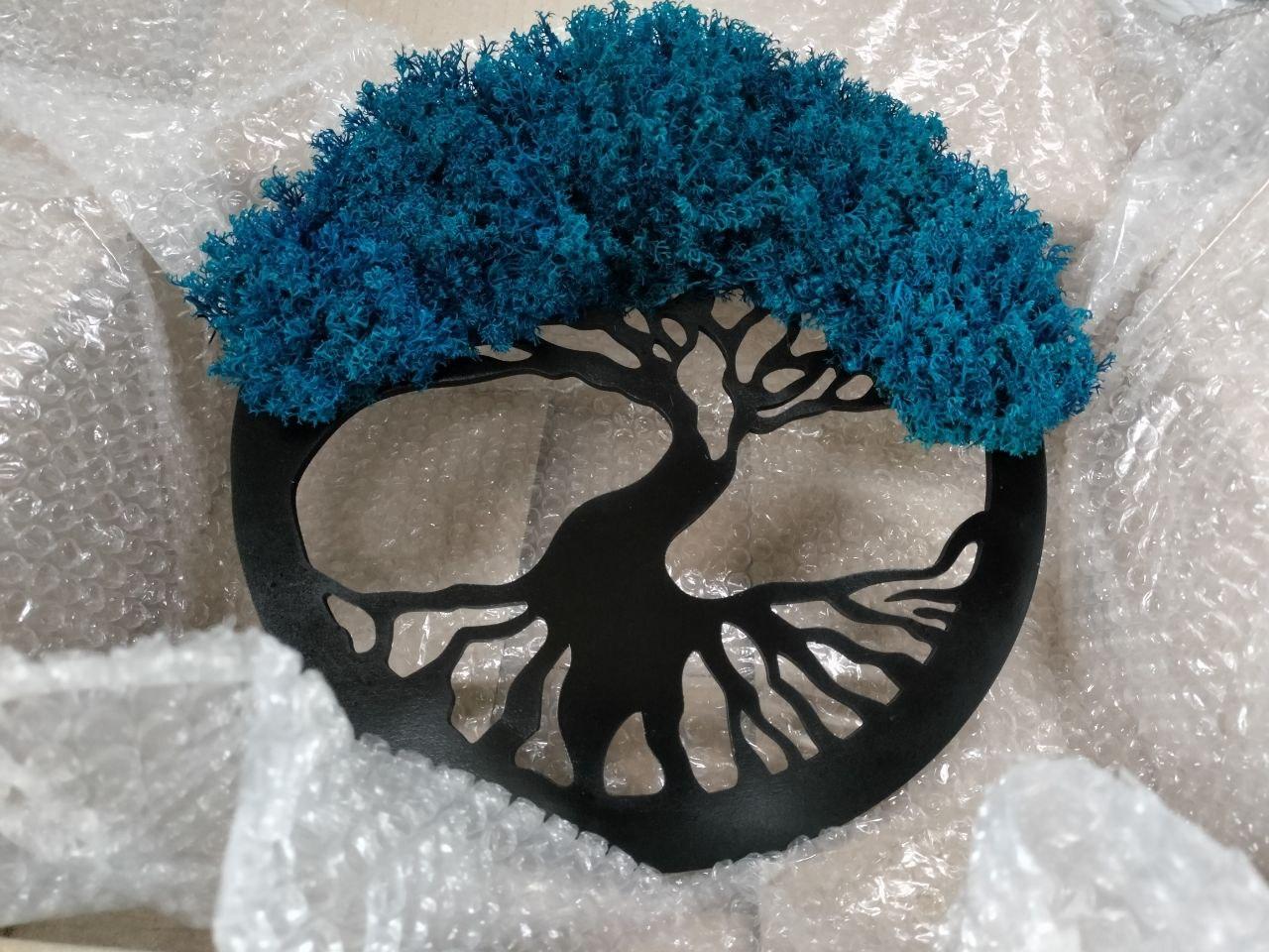 Панно дерево зі моху стабілізованого 90 см