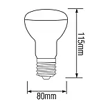 Лампочка світлодіодна Е27 12W 4200К (білий нейтральний). Horoz Electric "REFLED", фото 2