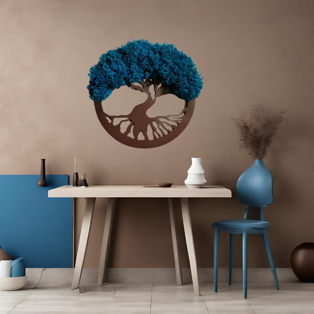 Панно дерево зі моху стабілізованого 90 см, фото 1