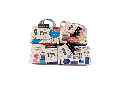 Пакет-коробка L Happy Birthday 27*20*13см R91159-L ТМ STENSON FG