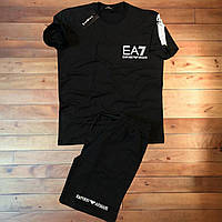 LK Мужская футболка и шорты Emporio Armani Premium КАЧЕСТВО / армани чоловіча футболка поло