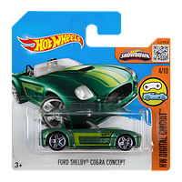 Машинка Базовая Hot Wheels Ford Shelby Cobra Concept Digital Circuit 1:64 DHP55 Green