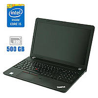 Ноутбук Lenovo ThinkPad E560 / 15.6" (1366x768) TN / Intel Core i5-6200U (2 (4) ядра по 2.3 - 2.8 GHz) / 8 GB