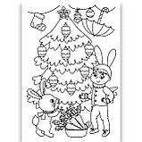 Зимові розмальовки з наліпками Різдвяний маскарад Вид: УЛА, фото 3