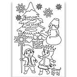 Зимові розмальовки з наліпками Різдвяний маскарад Вид: УЛА, фото 2