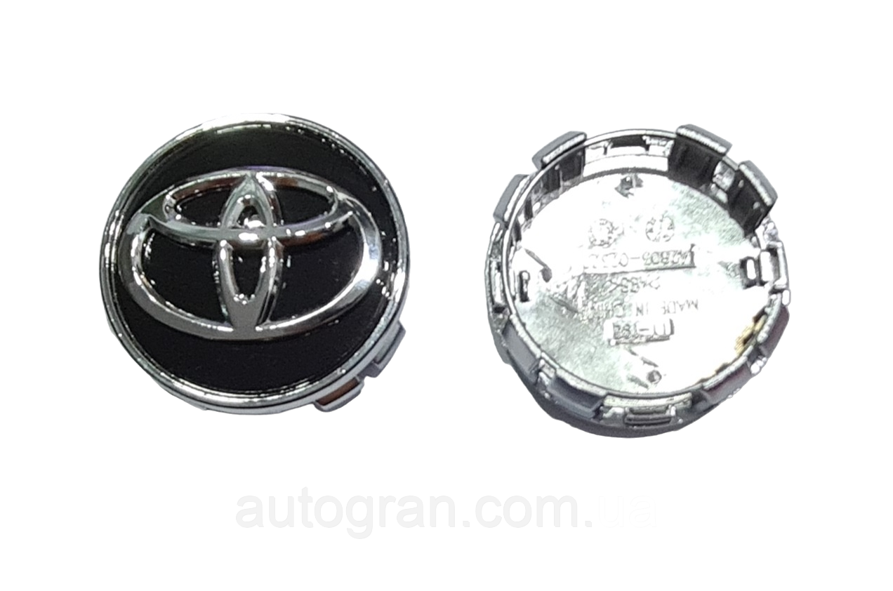 Ковпачки заглушки литих дисків Toyota Corolla, Auris Camry, Rav4 Venza чорні