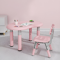 Дитяча парта з стільцем регульована Terrio “Classy” Рожева