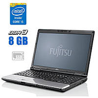 Ноутбук Б-класс Fujitsu LifeBook E782 / 15.6" (1366x768) TN / Intel Core i5-3320M (2 (4) ядра по 2.6 - 3.3