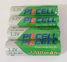 Pkcell 2200mAh 1.2 v АА NiMh акумулятор