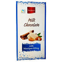 Марципан у молочному шоколаді Favorina Milk Chocolate with Marzipan Filing 140 г Німеччина