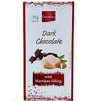 Марципан у чорному шоколаді Favorina Dark Chocolate with Marzipan Filing 140 г Німеччина