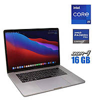 Ноутбук Б-клас Apple MacBook Pro A1990 / 15.4" (2880x1800) IPS / Intel Core i9-9880H (8 (16) ядер по 2.3 - 4.8 GHz) / 16 GB DDR4 /