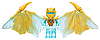 Lego Ninjago Golden Dragon ZANE: ексклюзивна міні фігурка колекційна конструктор Золотий Дракон Зейн 892293, фото 5