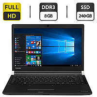 Ноутбук Toshiba Portege R30 / 13.3" (1920x1080) IPS / Intel Core i7-4610M (2 (4) ядра по 3.0 - 3.7 GHz) / 8 GB