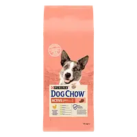 Dog Chow Active сухий повнораціонний корм для дорослих активних та робочих собак, з куркою 14 кг