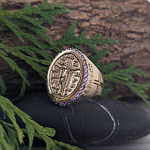 Кільце Перстень Друкка Хрест, фото 4