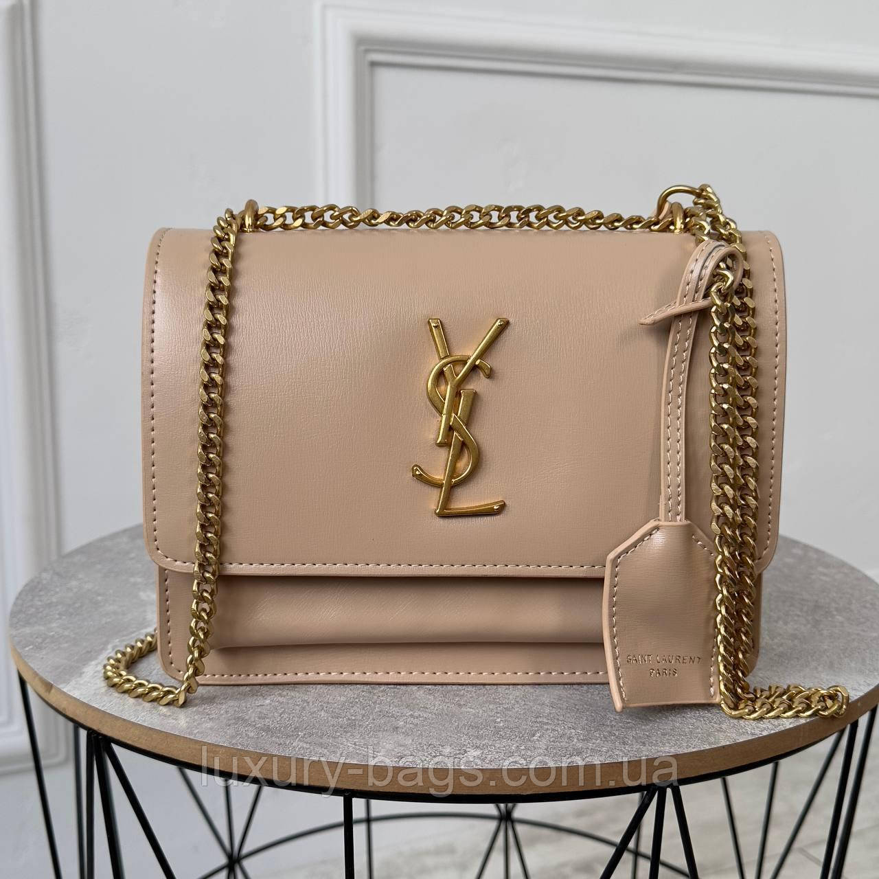 Шкіряна жіноча сумка Yves Saint Laurent