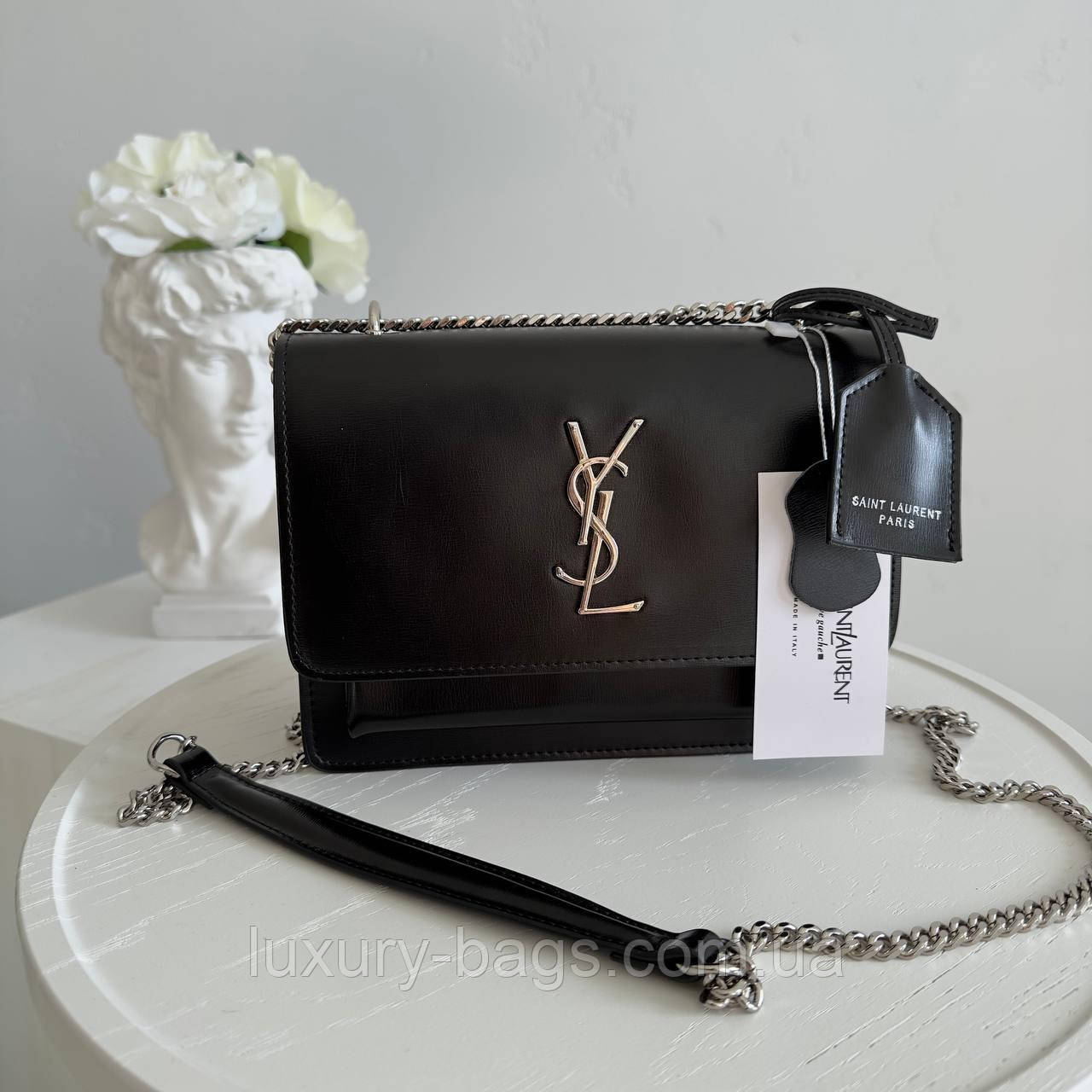 Шкіряна жіноча сумка Yves Saint Laurent, фото 1