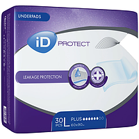 Пеленки одноразовые ID Protect Consumer Plus (60х90) L / 30 шт (5414874004050)