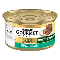 Purina Gourmet Gold Кусочки в Паштете с Кроликом 85 г влажный корм для котов (122922-23) LV