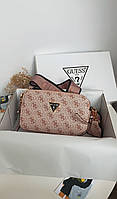 Guess zippy snapshot pink 20х12х7 женские сумочки и клатчи хорошее качество