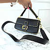 Жіноча шкіряна сумка Fendi Baguette, фото 3