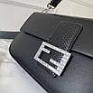 Жіноча шкіряна сумка Fendi (Фенді) Baguette, фото 8