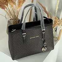 Michael Kors Jet Set Big Brown 31 х 23 х 14 см женские сумочки и клатчи хорошее качество