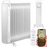 Радиатор с терморегулятором Mozano Smart Heater 13 ребер 3000 Вт Масляный обогреватель электрический на пол