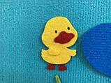 "Озеро", іграшки з фетру на липучках до розвивальних килимків Wonderwall®, 13 елементів, фото 4