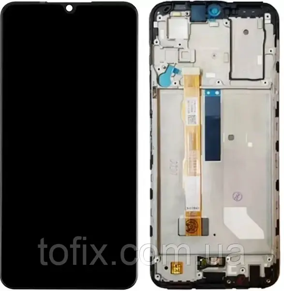 Дисплей Vivo Y31/Y31s (V2036/V2054A) модуль у зборі (екран та сенсор) з рамкою,оригінал, чорний