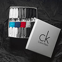 Подарунковий Premium Box Calvin Klien. Набір трусів 5 шт і 18 пар носків в подарунковій упаковці
