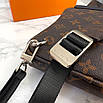 Чоловіча нагрудна компактна сумка-слінг Louis Vuitton Outdoor, люкс якість, фото 8