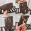 Жіноча стильна сумка Louis Vuitton Neverfull monogram, фото 4
