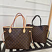Жіноча стильна сумка Louis Vuitton Neverfull monogram, фото 5