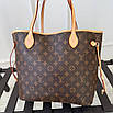 Жіноча стильна сумка Louis Vuitton Neverfull monogram, фото 8