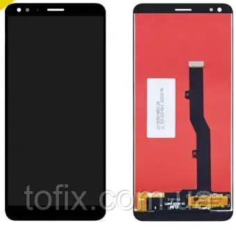 Дисплей ZTE Blade V9 модуль у зборі (екран та сенсор)оригінал, чорний