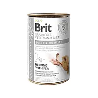 Brit Grain Free Veterinary Diet Joint & Mobility Herring with Pea 400 г лечебный влажный корм для собак