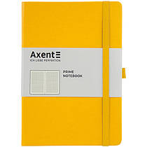 Блокнот А5 96 аркушів у клітинку Axent Partner Prime 8305 жовтий