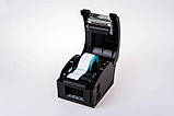 Етикетковий принтер Xprinter 360B USB до 80мм, чорний, фото 2