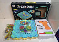 Конструктор - мозаика Tu Le Hui Diy Light Puzzle 12LED TLH-19 200 деталей