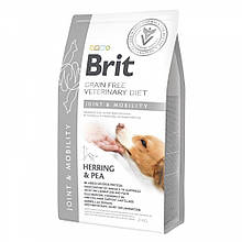 Сухий корм Brit GF VetDiet Dog Mobility для собак, для здоров'я суглобів, з оселедцем, лососем, горохом та гречкою, 2 кг