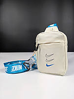 Сумка Nike Mini Bag Swoosh, Молочная, Мессенджер, сумка через плечо, барсетка Найк